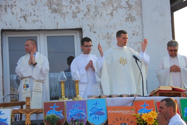 Msza św. w Gocławicach