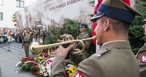 Hołd dla ofiar czołgu-pułapki