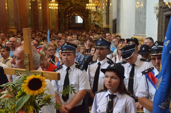 Pielgrzymi na Jasnej Górze