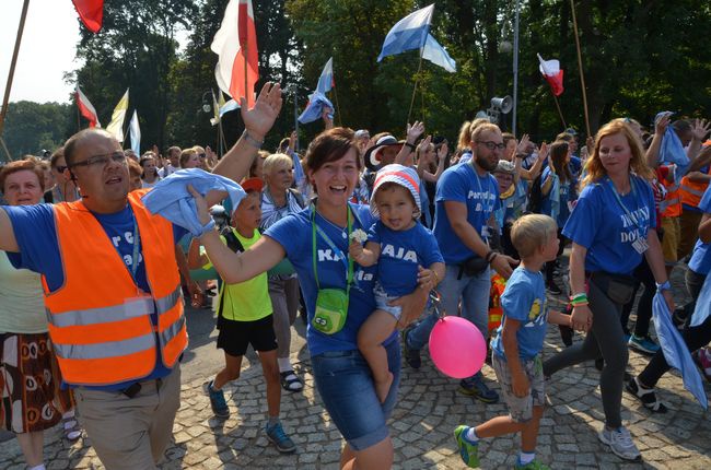 Pielgrzymi na Jasnej Górze