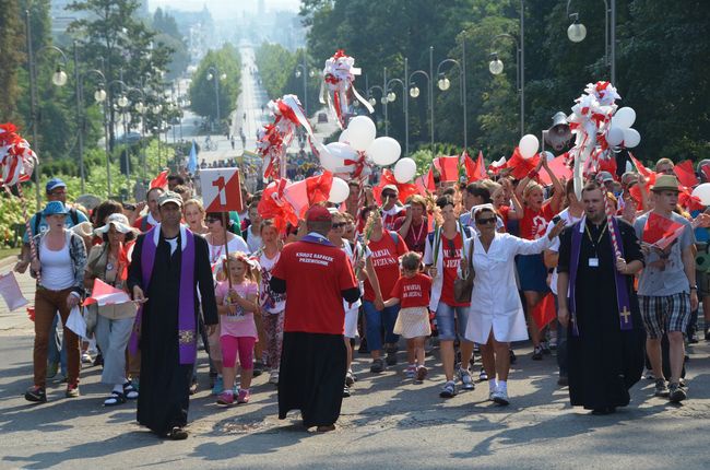 Pielgrzymi na Jasnej Górze