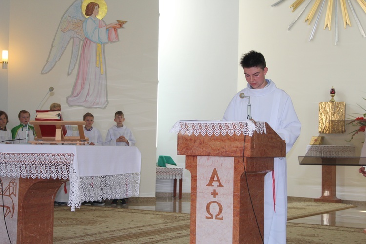 Powitanie nowego proboszcza w Królowej Górnej