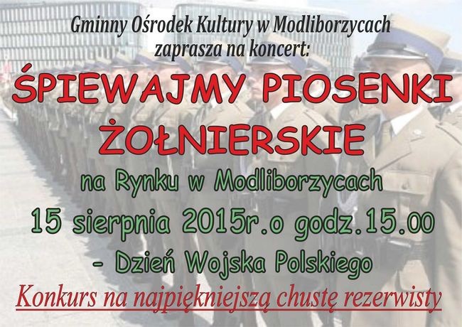 Koncert żołnierskich piosenek 