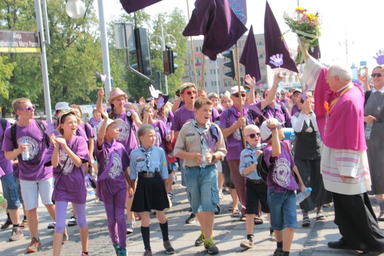 Wejście ŁPPM na Jasną Górę