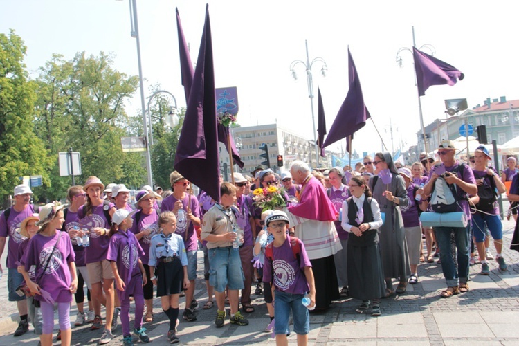Wejście ŁPPM na Jasną Górę