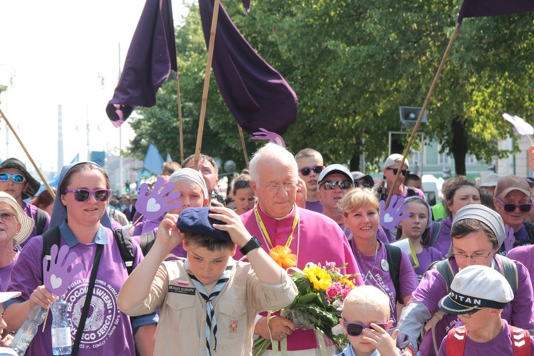 Wejście ŁPPM na Jasną Górę