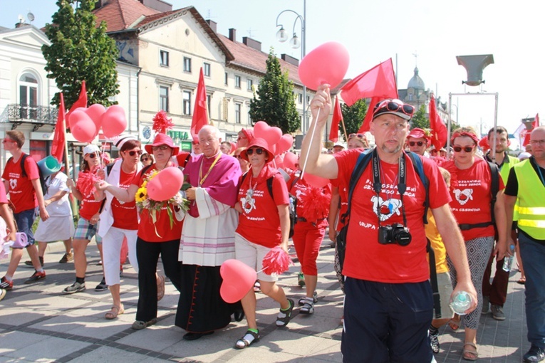 Wejście ŁPPM na Jasną Górę