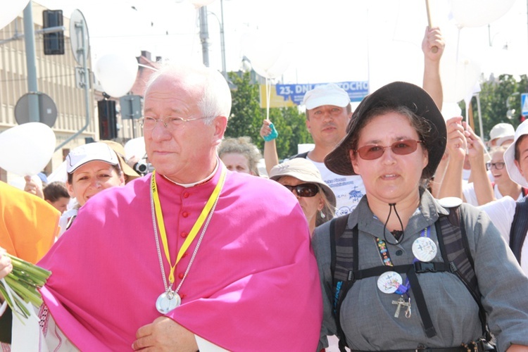 Wejście ŁPPM na Jasną Górę