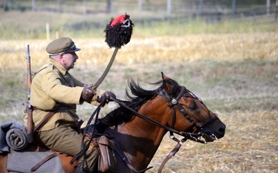 Wojna polsko-bolszewicka - rekonstrukcja w radomskim skansenie