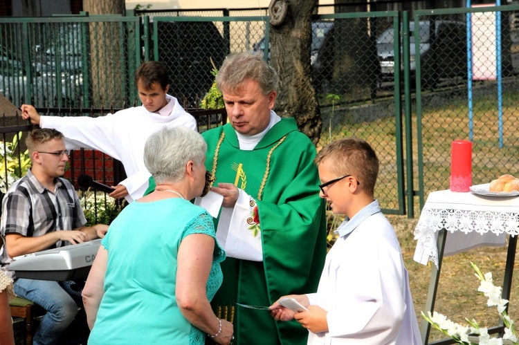 Msza św. przy kapliczce św. Rocha