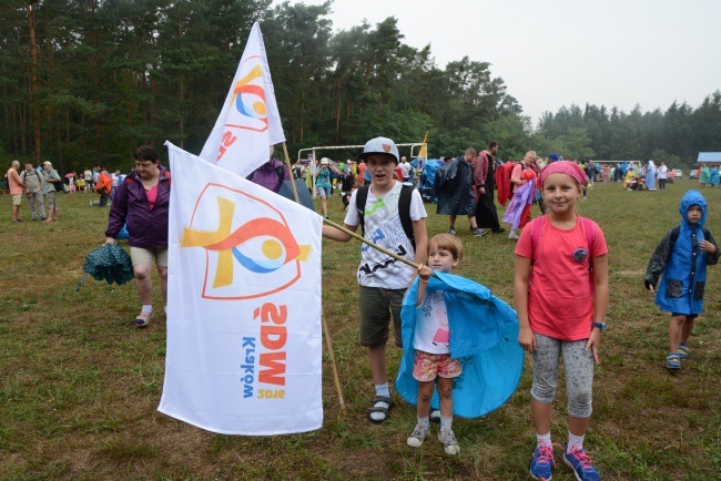 Pielgrzymkowy, mokry poniedziałek