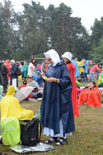 Pielgrzymkowy, mokry poniedziałek