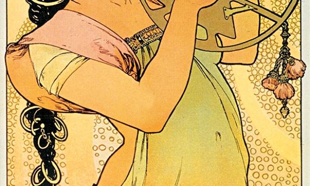 Alfons Mucha, „Salome”,  litografia, 1897, kolekcja prywatna