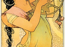 Alfons Mucha, „Salome”,  litografia, 1897, kolekcja prywatna