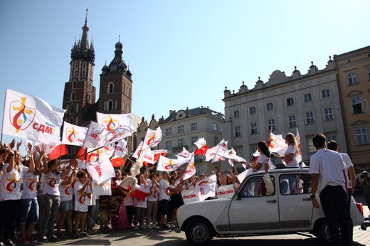 Klip ŚDM na Rynku Głównym - cz. 1