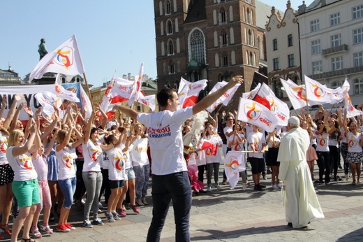 Klip ŚDM na Rynku Głównym - cz. 2