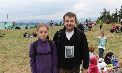 Piotr Olechny z córką Natalią byli na wszystkich szczytach III EwB