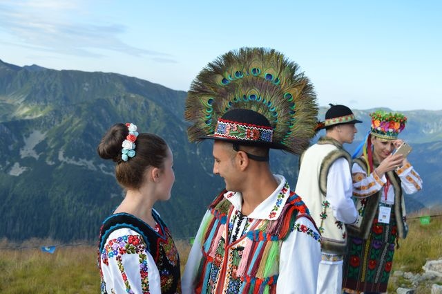 Górale z całego świata na Kasprowym Wierchu