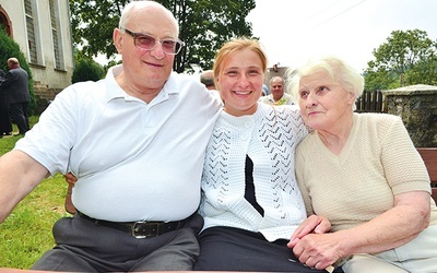 Marek i Teresa Wilczyńscy z córką Barbarą