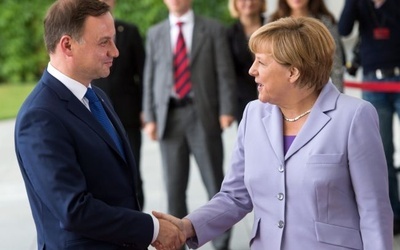 Prezydent po spotkaniu z Angelą Merkel