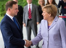 Prezydent po spotkaniu z Angelą Merkel
