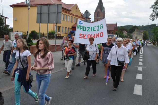 Pielgrzymka trzeźwości w Polanowie