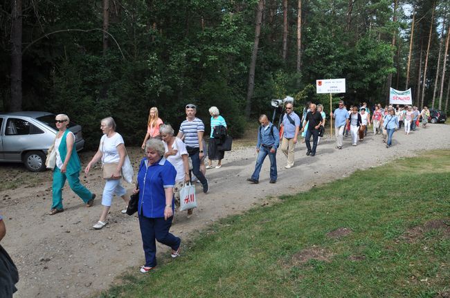 Pielgrzymka trzeźwości w Polanowie