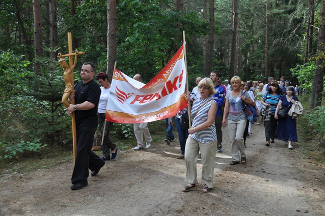 Pielgrzymka trzeźwości w Polanowie