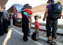 Pociąg z uchodźcami dotarł do Wiednia