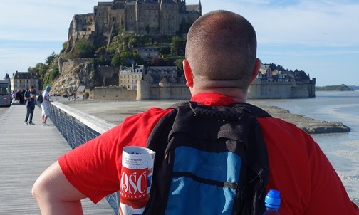 Widok na Mont Saint Michel