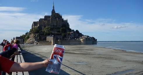Widok na Mont Saint Michel