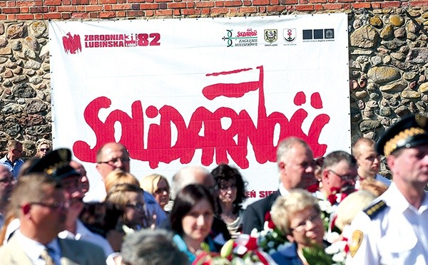   Zagłębie Miedziowe nie odcina się od swoich korzeni, nadal murem stojąc za ideałami tzw. pierwszej „Solidarności”