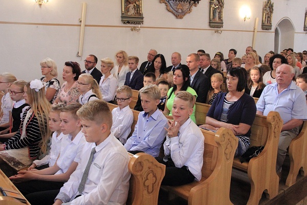 Msza św. na rozpoczęcie roku szkolnego - Kielno