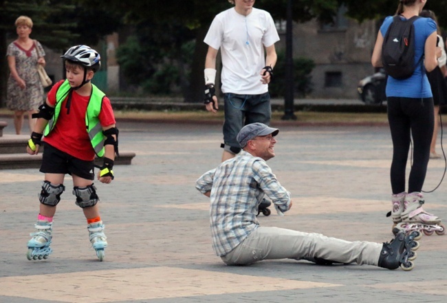 Pierwszy ŚDM-owy nightskating w Radomiu