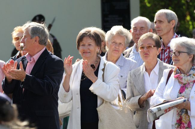 Odsłonięcie tablicy poświęconej Niezłomnym Żolnierzom - Sybirakom