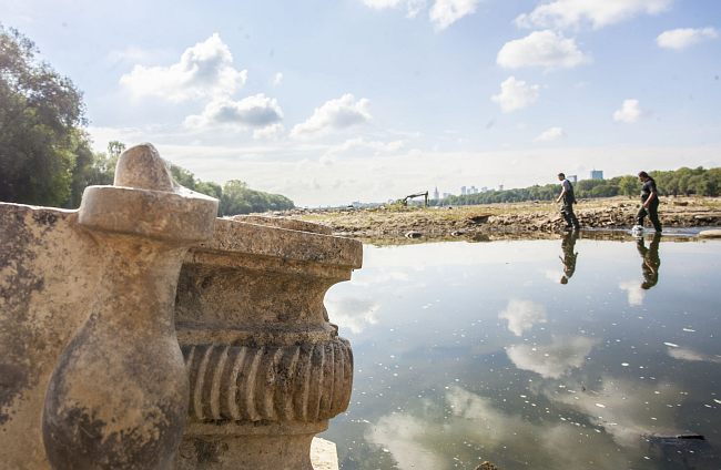 "Przedpotopowe" znaleziska na dnie Wisły