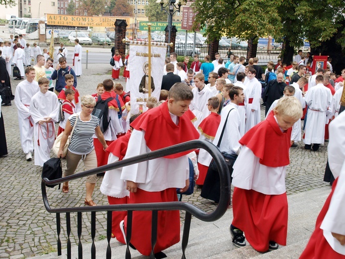 Pielgrzymka Ministrantów do katedry Chrystusa Króla w Katowicach