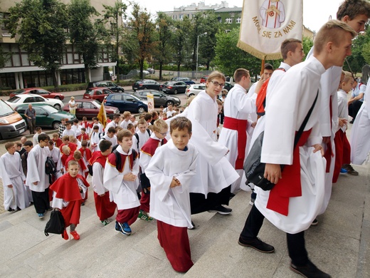 Pielgrzymka Ministrantów do katedry Chrystusa Króla w Katowicach