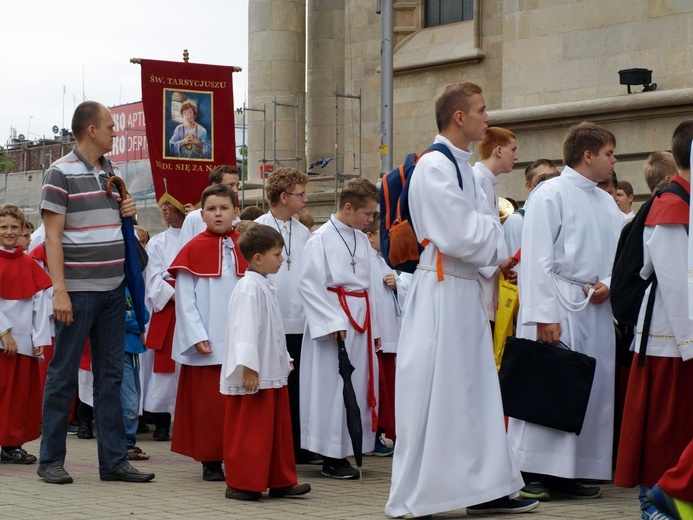 Pielgrzymka Ministrantów do katedry Chrystusa Króla w Katowicach