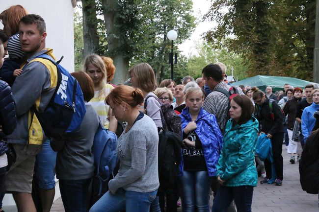 Pielgrzymi w Wąwolnicy