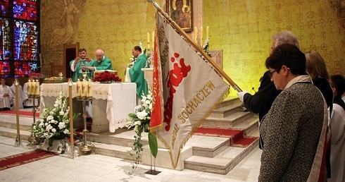 Msza św. w intencji "Solidarności w kościele parafii św. Wawrzyńca w Sochaczewie