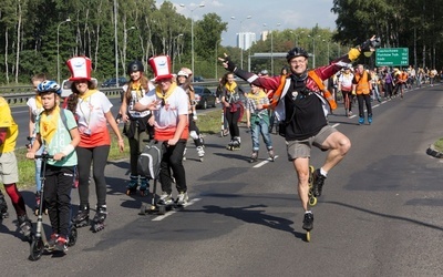 Na rolkach i hulajnogach do Walentego