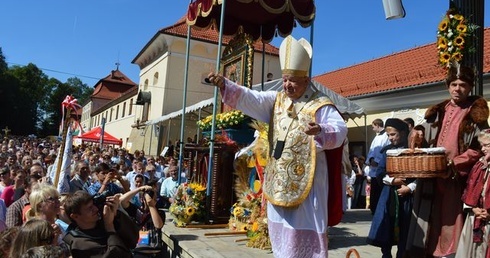 Rodziny przybyły do Kalwarii