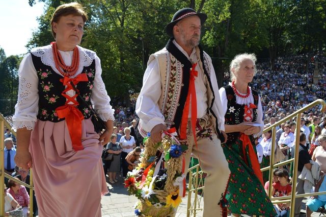 Rodziny przybyły do Kalwarii