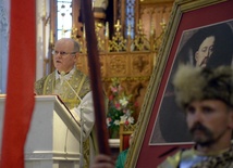 Mszy św. przewodniczył ks. prał. Edward Poniewierski, kanclerz Kurii Biskupiej