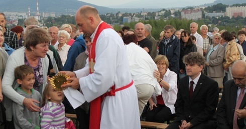 Na starobielskich Trzech Lipkach każdy mógł uczcić relikwie Krzyża Świętego