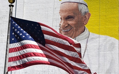 Gigantyczny mural z podobizną Franciszka powstaje w Nowym Jorku przy Madison Square Garden