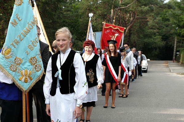 Poświęcenie tablicy upamiętniającej bp. Śliwińskiego