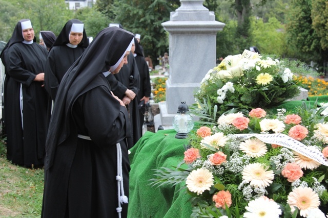 Ostatnie pożegnanie śp. s. Danieli Makulskiej