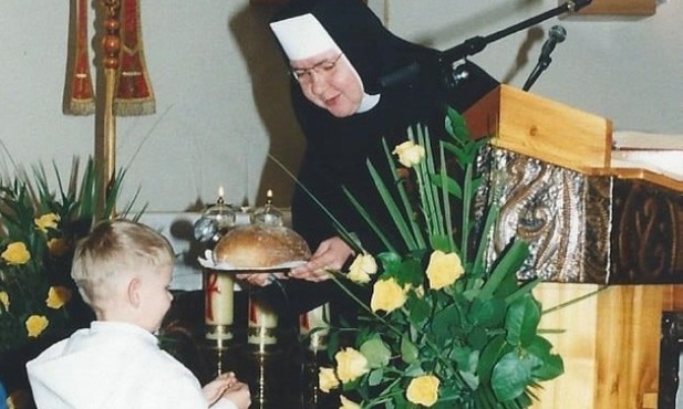 S. Daniela przygotowała wiele dzieci do I Komunii Świętej